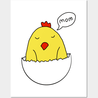 cute baby chickens Posters and Art